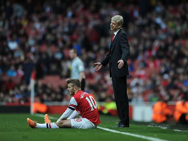 Unstoppable Duo: Wenger and Wilshere's Unbreakable Bond at Emirates Stadium (2013-14)