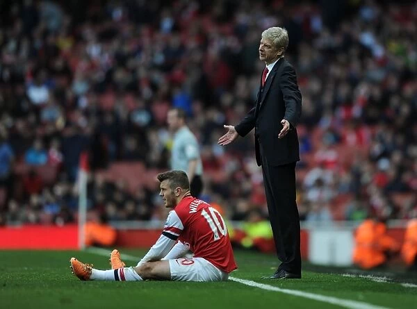 Unstoppable Duo: Wenger and Wilshere's Unforgettable Partnership at Arsenal (2013-14)