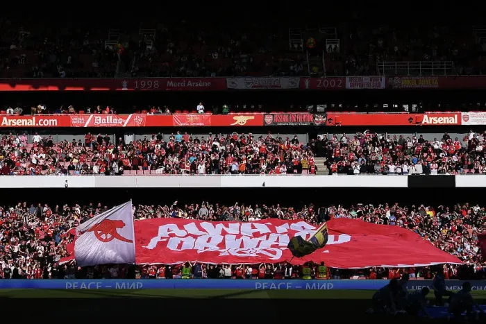 Framed Print : Unwavering Arsenal: Fans Passionate Support in Women's Champions League Semifinal