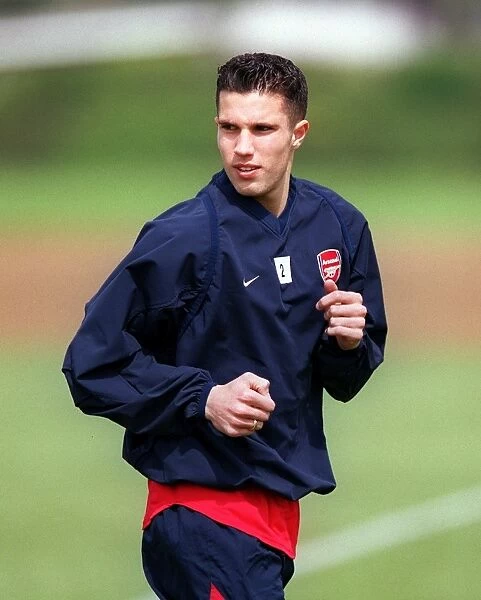 Van Persie at Arsenal Training, 2004