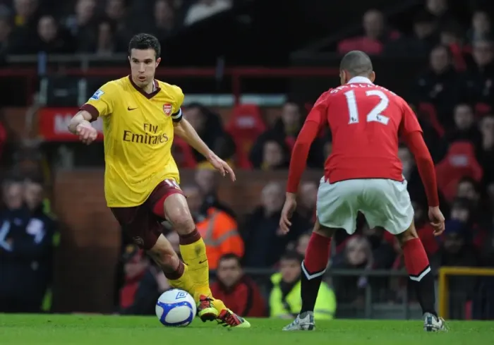 Framed Print : Van Persie vs. Smalling: Manchester United's FA Cup Victory over Arsenal (2:0)