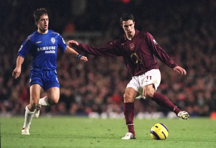 Framed Print : Van Persie's Double Strike: Arsenal 0-2 Chelsea (2005), Joe Cole Shines Framed Print : Van Persie's Double Strike: Arsenal 0-2 Chelsea (2005), Joe Cole Shines