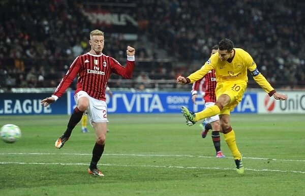 Van Persie's Saved Shot: Arsenal vs. AC Milan, UEFA Champions League 2011-12