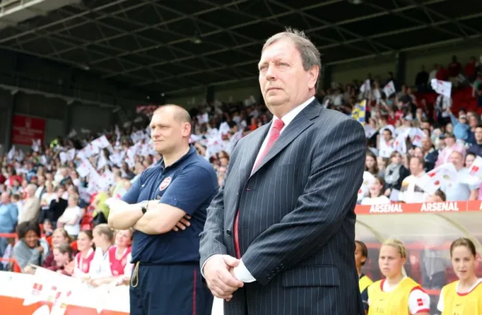 Framed Print : Vic Akers the Arsenal Ladies Manager Framed Print : Vic Akers the Arsenal Ladies Manager