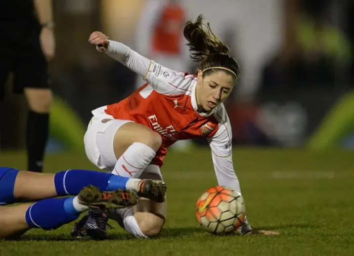 Framed Print : Vicky Losada: In Action for Arsenal Ladies Against Reading FC Women, WSL 1 (2016) Framed Print : Vicky Losada: In Action for Arsenal Ladies Against Reading FC Women, WSL 1 (2016)