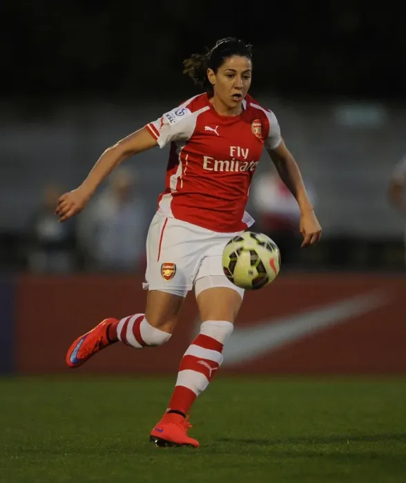 Framed Print : Vicky Losada in Action: Arsenal Ladies vs. Bristol Academy (2015)