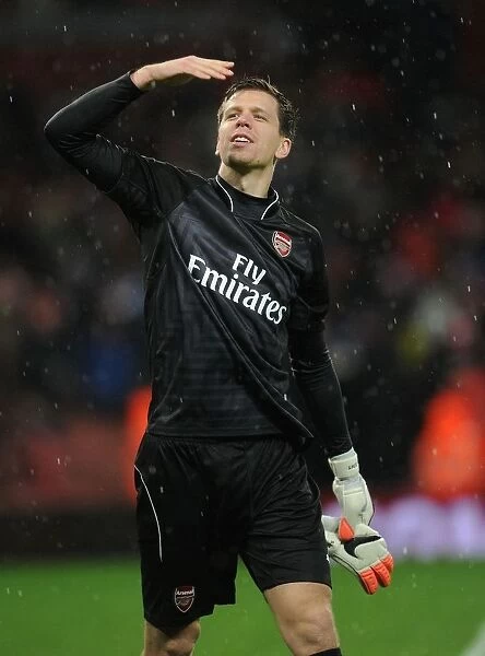 Victorious Wojciech Szczesny: Arsenal's Goalkeeper Celebrates Win Against QPR (2014-15)