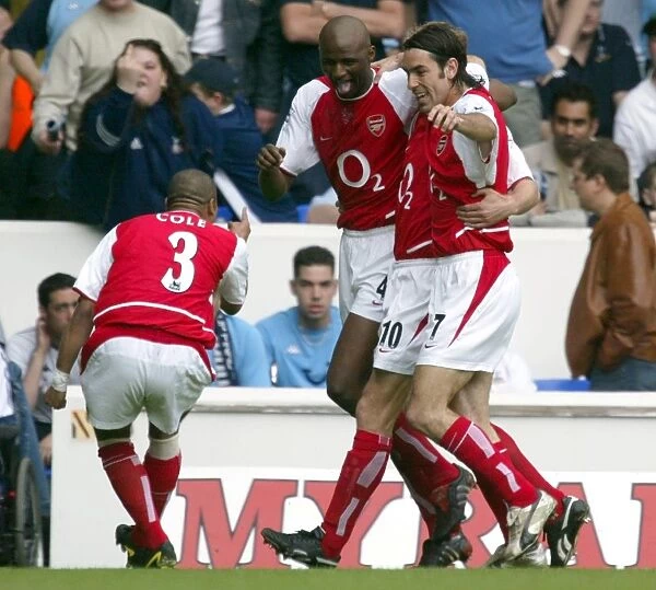 Vieira and Pires: Unforgettable Goal Celebration at White Hart Lane, 2004