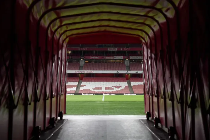 Framed Print : Vier's Intense Focus: Arsenal Player's Pre-Match Ritual Before Clash Against Crystal Palace (2023-24)