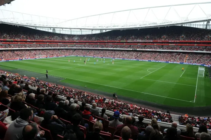 Framed Print : The View from Club Level during the match. Arsenal 2: 1 Sunderland. Barclays Premier League Framed Print : The View from Club Level during the match. Arsenal 2: 1 Sunderland. Barclays Premier League