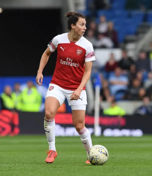 Framed Print : Viki Schnaderbeck in Action: Arsenal Women vs Brighton & Hove Albion, FA WSL