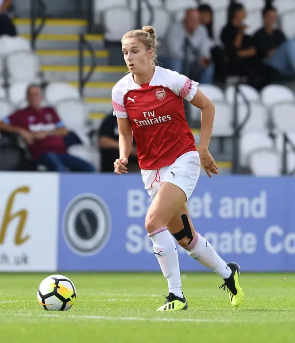 Framed Print : Vivianne Miedema in Action: Arsenal Women Dominate West Ham United Framed Print : Vivianne Miedema in Action: Arsenal Women Dominate West Ham United