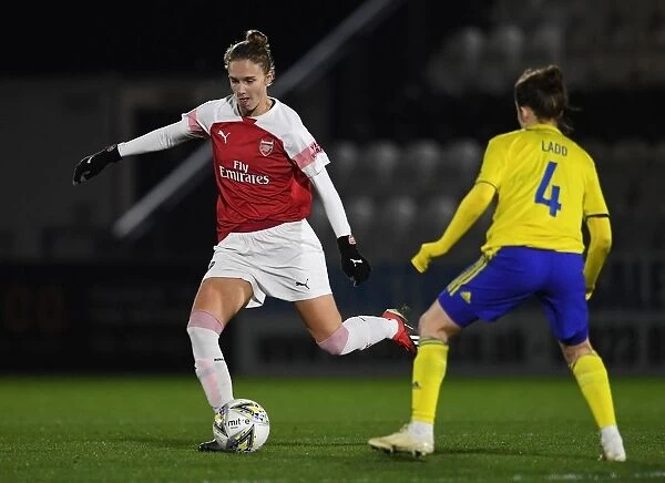 Vivianne Miedema in Action for Arsenal Women vs Birmingham City Women - WSL Continental Tyres Cup