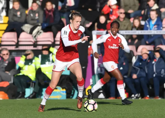 Framed Print : Vivianne Miedema in Action: Arsenal Women vs Sunderland Ladies, WSL 1 Framed Print : Vivianne Miedema in Action: Arsenal Women vs Sunderland Ladies, WSL 1