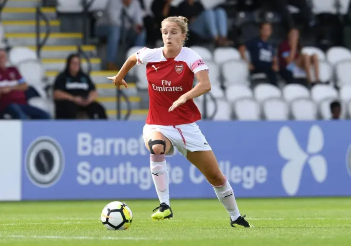 Framed Print : Vivianne Miedema in Action: Arsenal Women vs West Ham United Women, Continental Cup