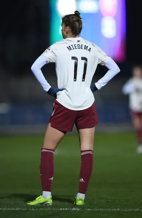 Framed Print : Vivianne Miedema in Action: FA WSL 2021 - Chelsea Women vs. Arsenal Women