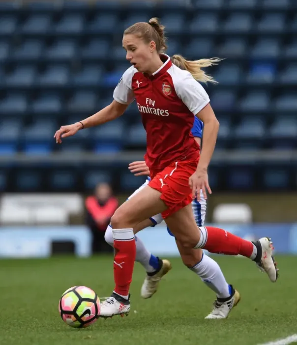 Framed Print : Vivianne Miedema in Action: Reading FC Women vs Arsenal Ladies, WSL (Women's Super League), High Wycombe, England, 2018