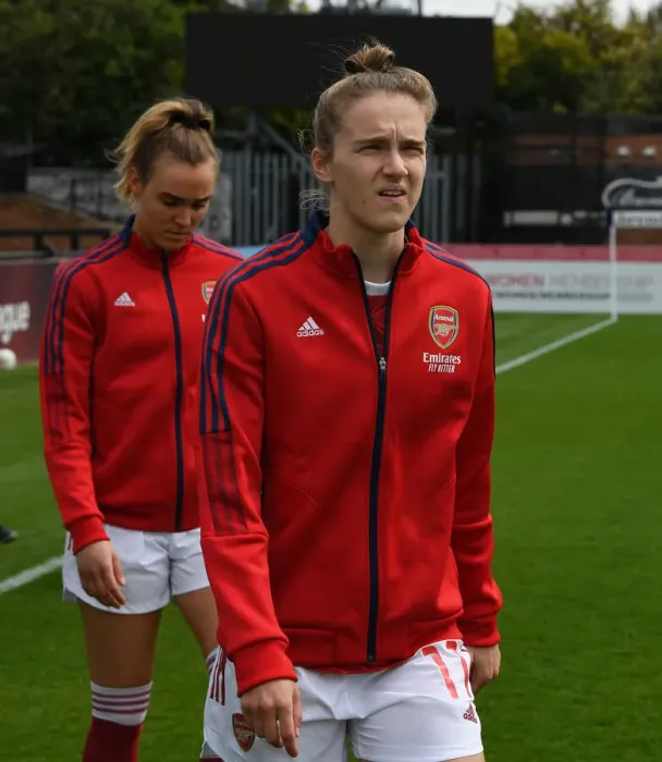 Framed Print : Vivianne Miedema Prepares for Aston Villa Clash at Empty Meadow Park (FA WSL 2021) Framed Print : Vivianne Miedema Prepares for Aston Villa Clash at Empty Meadow Park (FA WSL 2021)