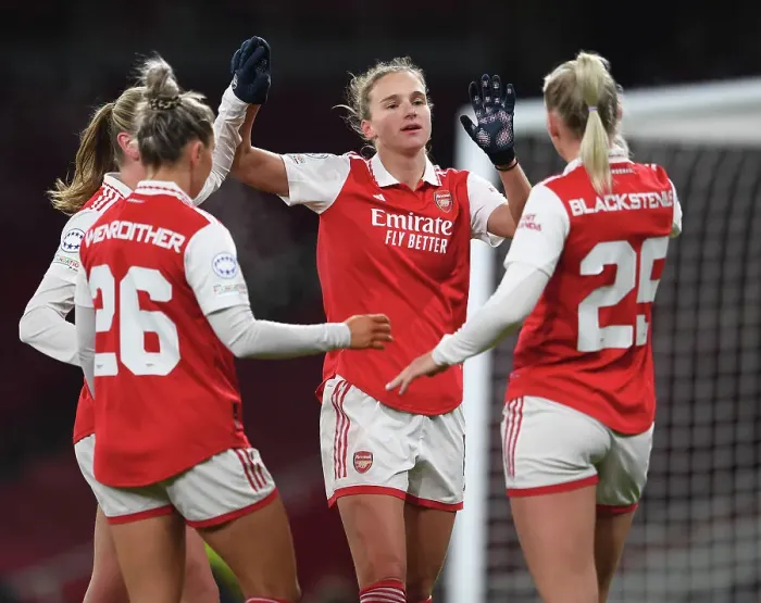 Framed Print : Vivianne Miedema Scores the Winning Goal: Arsenal Women's UEFA Champions League Triumph over Juventus at Emirates Stadium Framed Print : Vivianne Miedema Scores the Winning Goal: Arsenal Women's UEFA Champions League Triumph over Juventus at Emirates Stadium