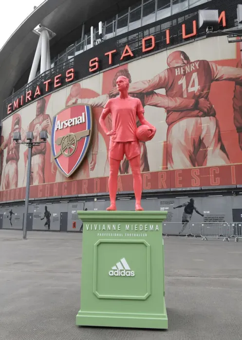 Framed Print : Vivianne Miedema Statue Unveiled: Arsenal Women Take on Tottenham Hotspur in FA WSL Showdown at Emirates Stadium Framed Print : Vivianne Miedema Statue Unveiled: Arsenal Women Take on Tottenham Hotspur in FA WSL Showdown at Emirates Stadium