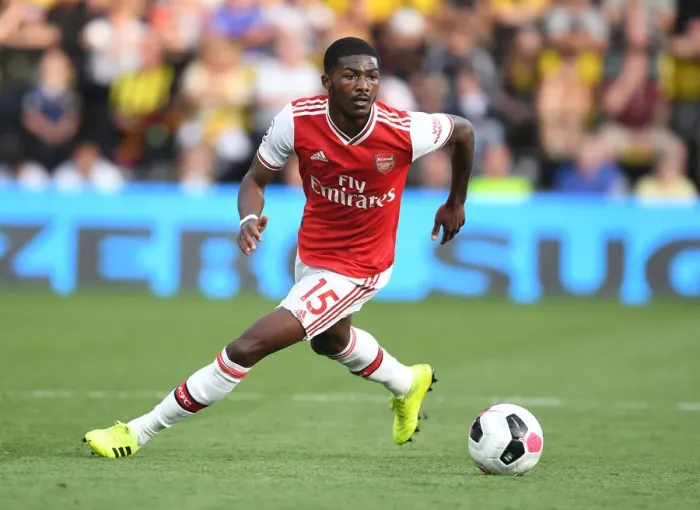 Framed Print : Watford vs Arsenal: Ainsley Maitland-Niles in Action - Premier League 2019-20 Framed Print : Watford vs Arsenal: Ainsley Maitland-Niles in Action - Premier League 2019-20