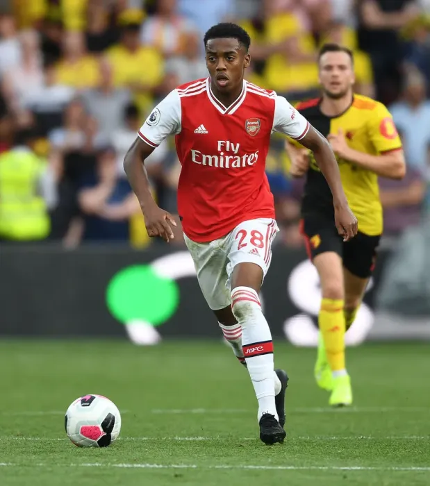 Framed Print : Watford vs Arsenal: Joe Willock in Action - Premier League 2019-20 Framed Print : Watford vs Arsenal: Joe Willock in Action - Premier League 2019-20