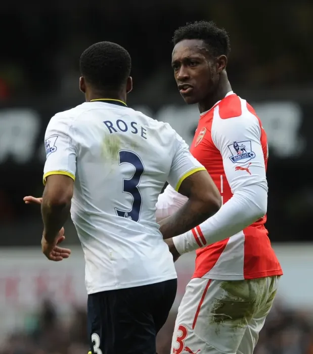 Framed Print : Welbeck and Rose Clash: Tottenham vs. Arsenal, Premier League 2014-15 Framed Print : Welbeck and Rose Clash: Tottenham vs. Arsenal, Premier League 2014-15