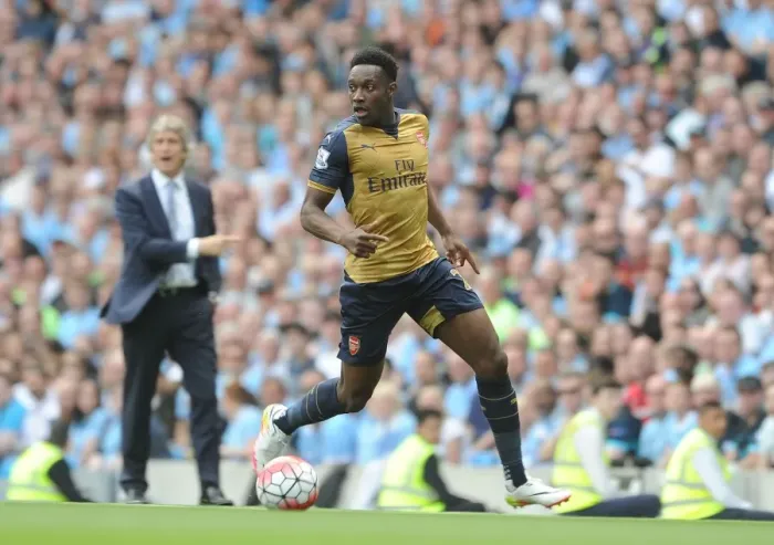Framed Print : Welbeck's Premier League Battle: Manchester City vs. Arsenal (May 2016)