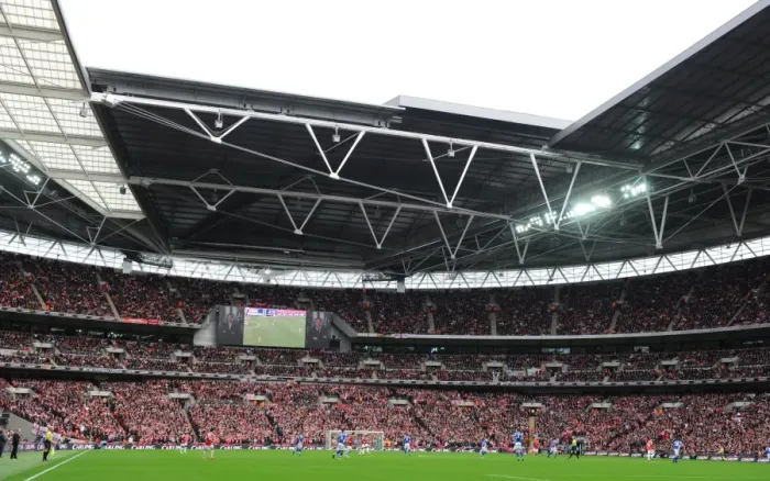 Framed Print : Wembley Stadium. Arsenal 1: 2 Birmingham City, Carling Cup Final, Wembley Stadium Framed Print : Wembley Stadium. Arsenal 1: 2 Birmingham City, Carling Cup Final, Wembley Stadium