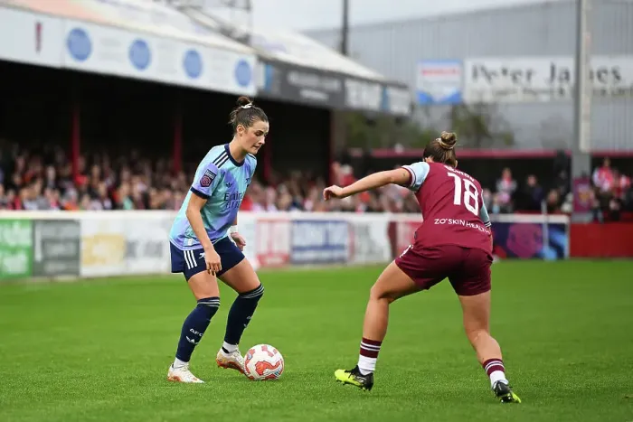 Framed Print : West Ham United v Arsenal - Barclays Women's Super League