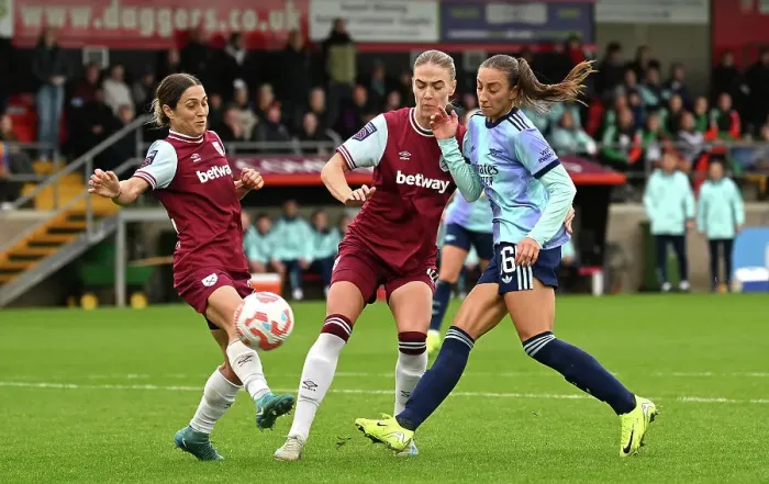 Framed Print : West Ham United v Arsenal - Barclays Women's Super League