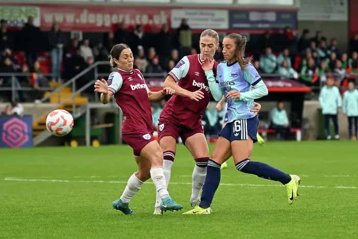 Framed Print : West Ham United v Arsenal - Barclays Women's Super League