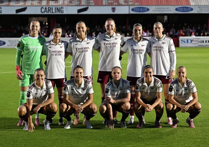 Framed Print : West Ham United v Arsenal - Barclays Women's Super League West Ham United v Arsenal - Barclays Women's Super League