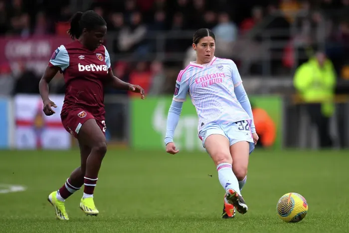 Framed Print : West Ham United v Arsenal FC - Barclays Women's Super League