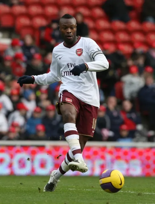 Framed Print : William Gallas and Arsenal's 2-1 Victory: Glory at Middlesbrough's Riverside, December 2007 Framed Print : William Gallas and Arsenal's 2-1 Victory: Glory at Middlesbrough's Riverside, December 2007
