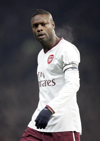 William Gallas Defeated Expression: Manchester United's 4-0 FA Cup Victory over Arsenal at Old Trafford (2008)
