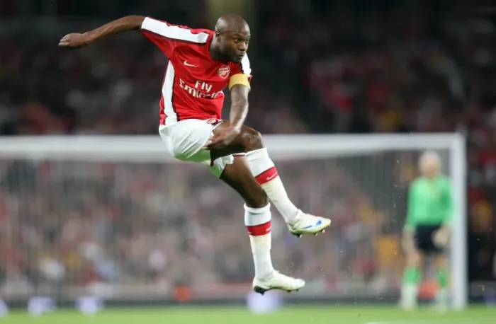 Framed Print : William Gallas's Dominant Performance: Arsenal's 4-0 Crush of FC Twente in Champions League Qualifier