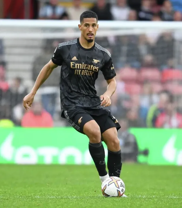 Framed Print : William Saliba in Action: Southampton vs. Arsenal, Premier League 2022-23