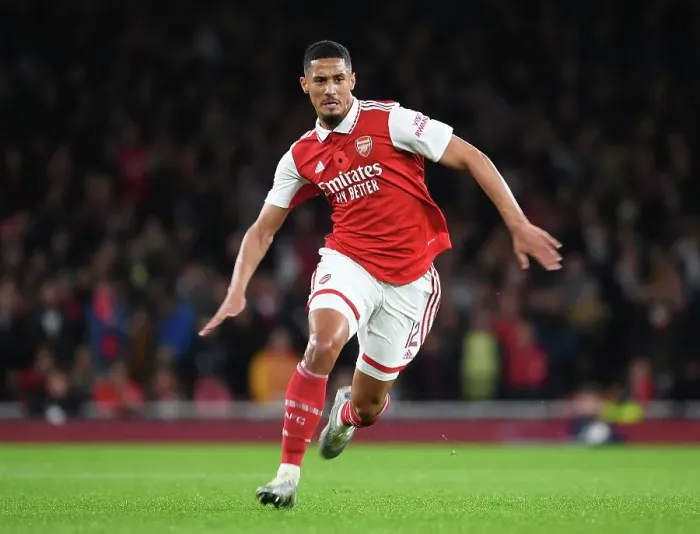 Framed Print : William Saliba Shines: Arsenal's Carabao Cup Victory over Brighton Framed Print : William Saliba Shines: Arsenal's Carabao Cup Victory over Brighton