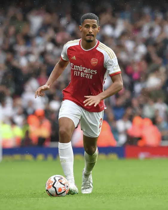 Framed Print : William Saliba Shines: Arsenal's Victory over Fulham in the 2023-24 Premier League