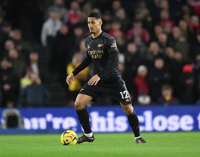 Framed Print : William Saliba's Premier League Debut: Arsenal vs. Brighton & Hove Albion (2022-23) Framed Print : William Saliba's Premier League Debut: Arsenal vs. Brighton & Hove Albion (2022-23)