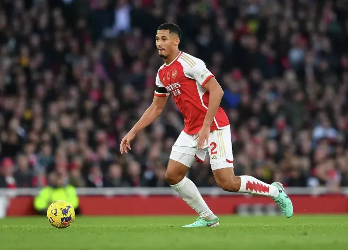 Framed Print : William Saliba's Premier League Debut: Arsenal vs Burnley, 2023-24 Framed Print : William Saliba's Premier League Debut: Arsenal vs Burnley, 2023-24