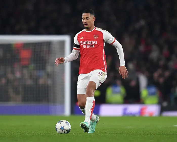 Framed Print : William Saliba's Star Performance: Arsenal's Champions League Victory over RC Lens (2023-24) Framed Print : William Saliba's Star Performance: Arsenal's Champions League Victory over RC Lens (2023-24)