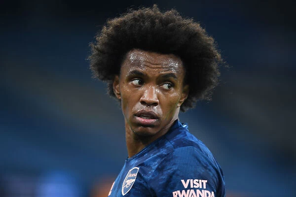 Willian in Action: Manchester City vs. Arsenal, 2020-21 Premier League