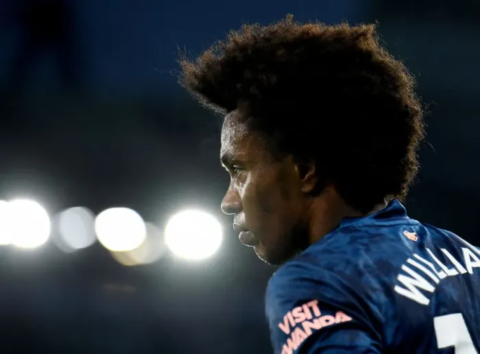 Framed Print : Willian Faces Manchester City: Arsenal vs. Premier League Rival, 2020-21
