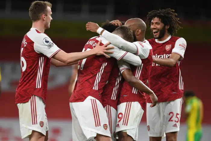 Framed Print : Willian Scores the Third Goal: Arsenal's Victory Against West Bromwich Albion in an Empty Emirates (2020-21)