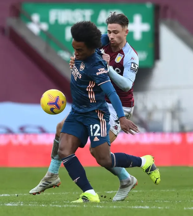 Framed Print : Willian vs. Cash: Intense Battle in Aston Villa vs. Arsenal Premier League Clash Framed Print : Willian vs. Cash: Intense Battle in Aston Villa vs. Arsenal Premier League Clash