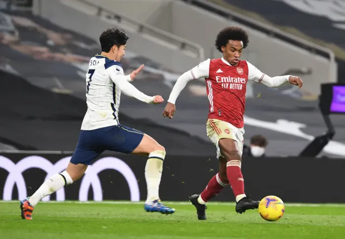 Framed Print : Willian vs Son: Battle of London Rivals in 2020-21 Premier League Framed Print : Willian vs Son: Battle of London Rivals in 2020-21 Premier League
