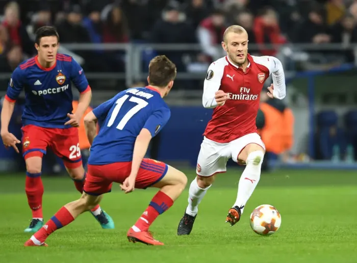 Framed Print : Wilshere vs. Golovin: A Europa League Battle in Moscow Framed Print : Wilshere vs. Golovin: A Europa League Battle in Moscow