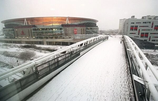 Winter's Embrace at Emirates: Arsenal's Enchanted Stadium